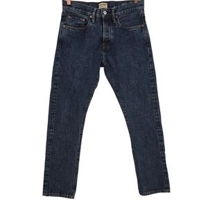 C.O.F. Studio Mens 31 M2 Kuroki Mill Japan‎ Selvedge Raw Denim Straight Jeans